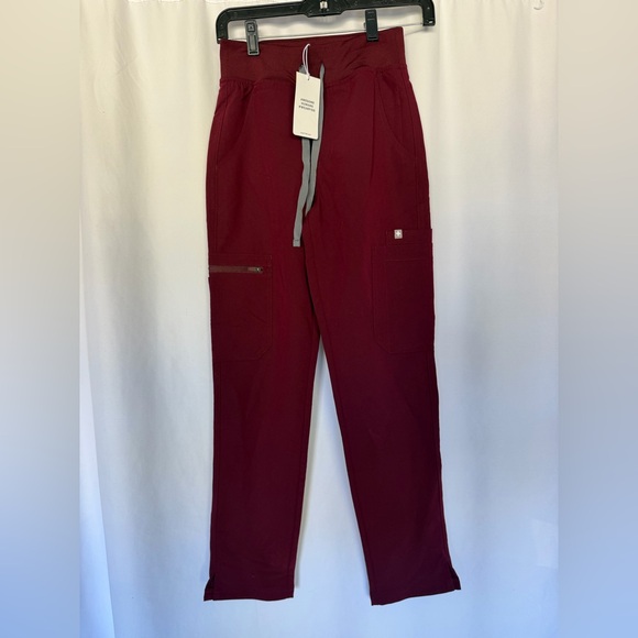 Figs Pants - NWT Burgundy Figs